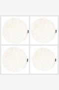 Skinnwille - Sittplätt rund Curly 4-pack - Vit - Sittdynor - Från Home...