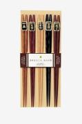 Kawai - Ätpinnar Kawai 5-pack - Brun - Bestick - Från Homeroom