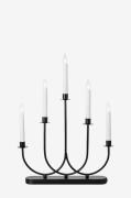 Markslöjd - Ljusstake Soro 5L - Svart - Adventsljusstakar - Från Homer...