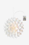 Markslöjd - Vägg- och bordsdekoration Dahlia 35cm Batteridriven - Vit ...
