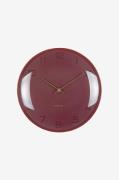 Karlsson - Väggklocka Fuerte Dome - Röd - Väggklockor & bordsur - Från...