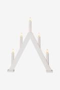 Star Trading - Ljusstake Albo liten 41cm - Vit - Adventsljusstakar - F...