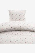 Borganäs of Sweden - Påslakan set Hjärtrud - Beige - Påslakanset - Frå...