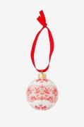 Spode - Bauble Morris & Co Strawberry Thief Madder - Röd - Julpynt - F...