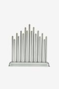 Markslöjd - CHESTER Ljusstake i plast 17 LED - Silver - Adventsljussta...