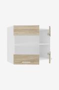 VCM - Väggskåp Esilo 2 Glass Doors - Flerfärgad - Hyllor & förvaring -...