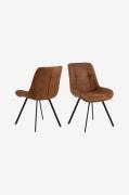 NORDFORM - Matstol Raquelle, 2-pack - Brun - Stolar - Från Homeroom