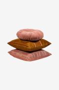 WOOOD - Feis Kuddar - Set om 3 - Rosa - Prydnadskuddar & kuddfodral - ...