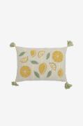 Bloomingville - Citron Kudde - Gul - Prydnadskuddar & kuddfodral - Frå...