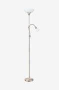 EGLO - Golvlampa Up 2 With Reading Light - Vit - Golvlampor - Från Hom...