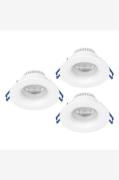 EGLO - Infälld belysning Salabate 88 Mm Set Of 3 - Vit - Spotlights - ...