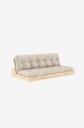 Karup - Base Bäddsoffa Tre sittplatser - Beige - Bäddsoffor - Från Hom...
