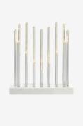 Markslöjd - ROMANS Ljusstake 15L LED - Vit - Adventsljusstakar - Från ...