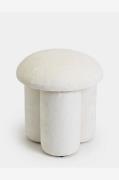 Hanah Home - Puff Magnus - Vit - Fotpallar & puffar - Från Homeroom