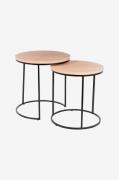 Nordic Furniture Group - Soffbord Natalie 50 set ek Wl - Vit - Soffbor...