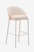 Kave Home - Barstol - eamy 2-pack - Beige - Barstolar & pallar - Från ...