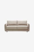 Kave Home - 2-sits bäddsoffa - carlota - Beige - Bäddsoffor - Från Hom...