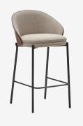 Kave Home - Barstol - eamy 2-pack - Beige - Barstolar & pallar - Från ...
