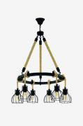 EGLO - Takpendel Rampside Round With 6 Lamps - Svart - Takpendlar - Fr...