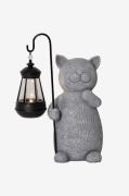 Star Trading - Soldekoration Smilla - Grå - Solcellslampor - Från Home...