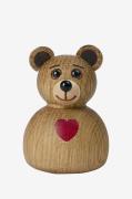 Spring Copenhagen - Trä Dekoration Mini Teddy Nallebjörn 7 cm - Natur ...