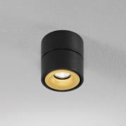 Egger Licht EGG DLS takspotlight Clippo, dimbar till varm, svart/guld