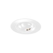Egger Licht EGG DLS LED-inbyggnadsspot Riga Zooom, rund, vit, 3.000K