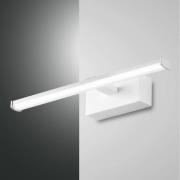 Fabas Luce LED-vägglampa Nala, vit, bredd 30 cm