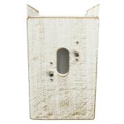 Albert Leuchten Hörnvägghållare för utomhusvägglampa, vitt-guld