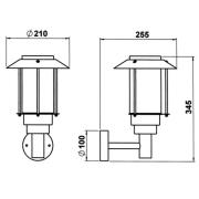 Albert Leuchten Vägglampa för utomhusbruk 481