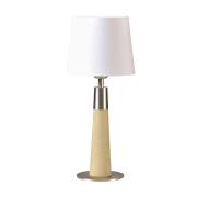 HerzBlut Conico bordslampa vit, ek natur, 44 cm