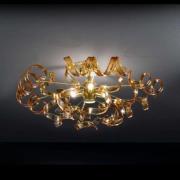 Metallux Bärnstensfärgad plafondlampa AMBER 60 cm Ø