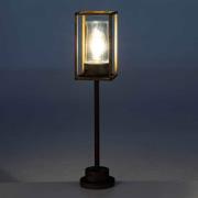 Moretti Luce Gånglampa Cubic³ 3370 mässing antik/klar