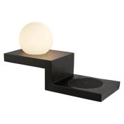 Mantra Iluminación Zanzibar LED-vägglampa, trappad, svart