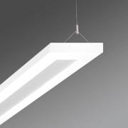 Regiolux LED-kontorshänglampa Stail mikroprisma 32 W vit