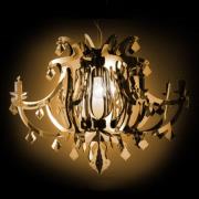 Slamp Ginetta - designerhänglampa, guld