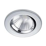 Trio Lighting Rund LED-inbyggnadsspotlight Pamir i krom