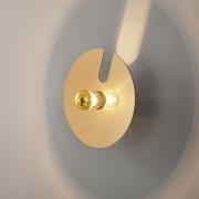 Wever & Ducré Lighting WEVER &amp; DUCRÉ Mirro 1.0 vägg 30cm svart/gul...