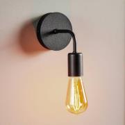 Domiluce Vägglampa Atol i stål i svart