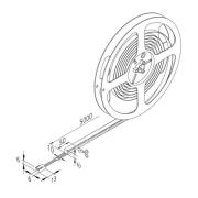 Hera LED-list Basic-Tape F, IP54, 4.000K, längd 500cm