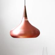 FRITZ HANSEN Orient P2 pendellampa koppar/rosa Ø 34 cm