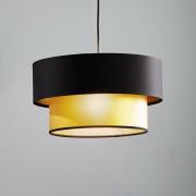 Maco Design Dorina hängande lampa, svart/guld, Ø 40cm