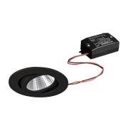 BRUMBERG LED-downlight 38° rund svart 2 700 K