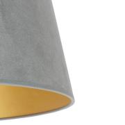 Duolla Lampskärm Cone höjd, 22,5 cm, mintgrön/guld