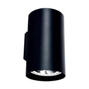 Nowodvorski Lighting Vägglampa Tube i aluminium upp och ner svart