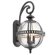 KICHLER Halleron utomhusvägglampa, Ø 30,5 cm, londonderry