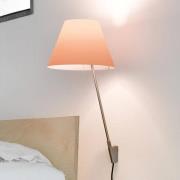 Luceplan Costanzina vägglampa aluminium, puder