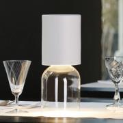 Luceplan Nui Mini bordslampa med batteri IP54, vit