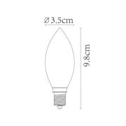 Lucide LED-kronljuslampa E14 3W 2.200K dimbar