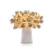 Slamp LED-batteridriven bordslampa Clizia Mama Non Mama guld/vit
